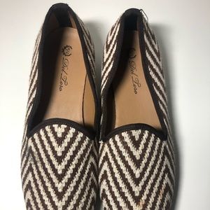 Del Toro Slippers - Brown and White